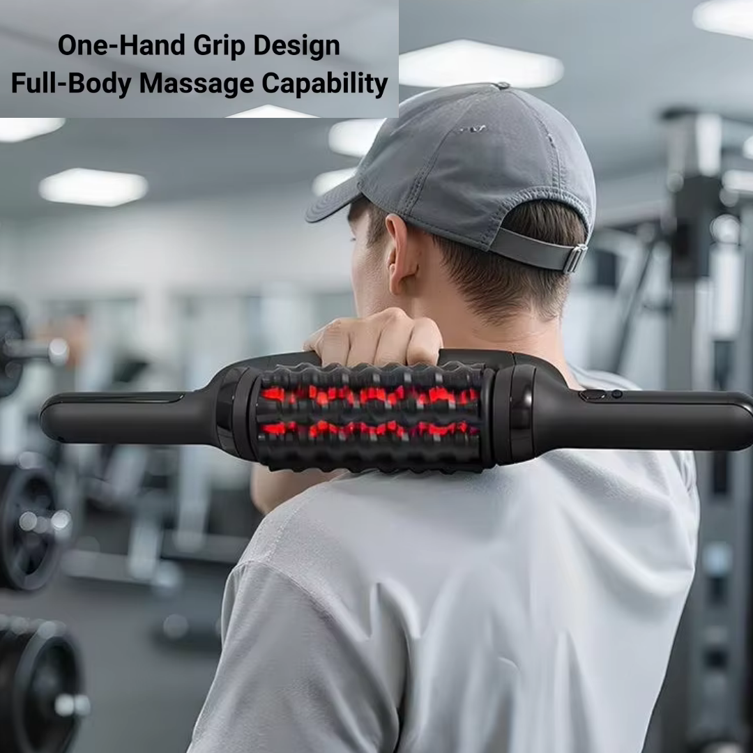 VYRA PRO™ THE NEW ADVANCED POWER VX DEEP TISSUE 360 RED LIGHT CONTOUR ROLLER